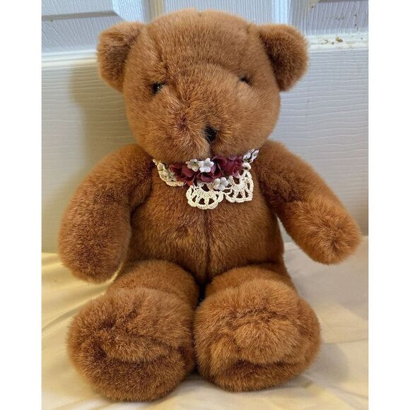 The Westcliff Collection Brown Plush Stuffed Bear 14” - Picture 1 of 4